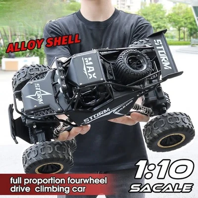 1:10 Size Remote Control Full Proportion Four-Wheel Drive Climbing RC Car Toy - Image 1 of 4