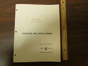 HP Agilent Manuale Preliminare per Uscita Impulsi 1920A  - Foto 1 di 1