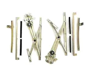 FRONT WINDOW GLASS CRANK REGULATOR COMPLETE KIT FIT FOR SUZUKI SAMURAI GYPSY - Foto 1 di 4