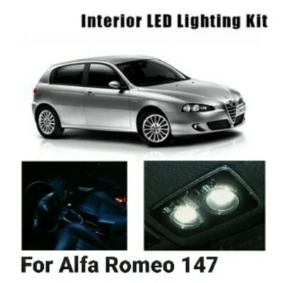 KIT LED INTERNI ALFA ROMEO 147 ANTERIORE + POSTERIORE + BAULETTO + BAGAGLIAIO - Immagine 1 di 4