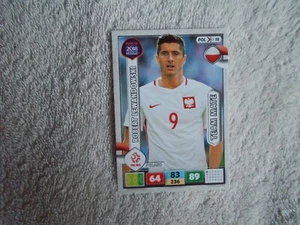 XL Road to World Cup 2018 Football "ROBERT LEWANDOWSKI" #18 Poland Trading Card - Picture 1 of 2