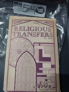 Artex Iron On Religious Transfers No. 0247 - Picture 1 of 1
