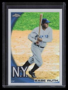 2010 Topps Chrome Wrapper Redemption Refractor 222 Babe Ruth 131273
