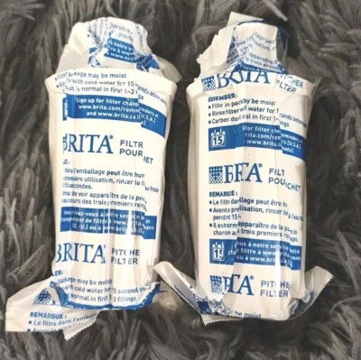 Brita pitcher filter 2 pack replacement water filters sealed package no box - Image 1 of 2