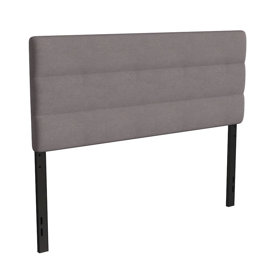 Cabecero Queen con botones Paxton de Flash Furniture, gris - TW-3WLHB21-GY-Q-GG Foto 1 de 1