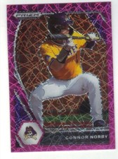 2021 Panini Prizm Draft Picks Pink Velocity Prizm Connor Norby #PDP41