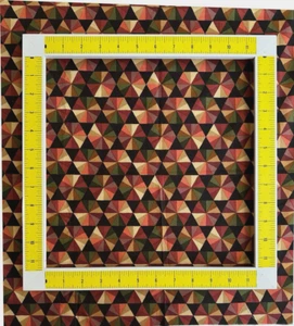 Trapunta imbroglione tessuto patchwork stampa geometrica cotone colori sud ovest 35" x 42" - Foto 1 di 10