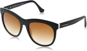Gafas de sol para mujer Balenciaga BA24 04F negro cuadrado marrón degradado 54-18-140 mm - Imagen 1 de 4