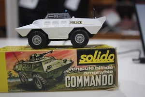 SOLIDO #224 POLICE COMMANDO XM706 VEHICLE, VINTAGE 1970 - Picture 1 of 9