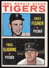 1964  Topps  #312 1964 Tigers Fritz Fisher / Fred Gladding RC
