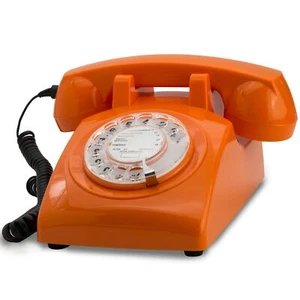 Opis 60s Cable Téléphone Fixe Vintage/Telephone Filaire Fixe/Téléphone Vintag... - Photo 1/7