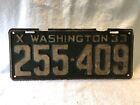 Vintage 1933 Washington License Plate