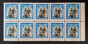 Stamps Canada Mint: #488q 5c Christmas--Inuit Soapstone pane of 10 WCB VF MLH - Picture 1 of 1