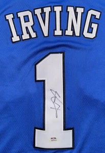 Kyrie Irving Signed Autographed Duke Blue Devils Nike Jersey PSA/DNA COA - Picture 1 of 3
