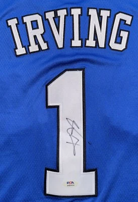 Kyrie Irving Signed Autographed Duke Blue Devils Nike Jersey PSA/DNA COA - Image 1 of 3