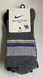 NUEVO NIKE Multiplicador Kentucky Wildcats Fútbol 2 Pares Calcetines Set Home Away 8-12 - Imagen 1 de 15