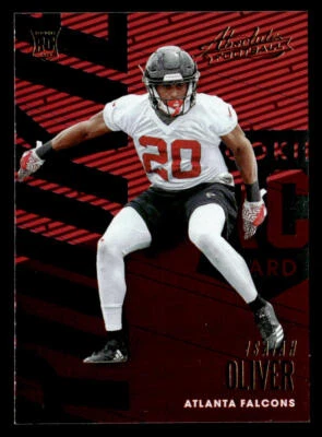 2018 Panini Absolute #146 Isaiah Oliver Rookie Card Atlanta Falcons - Image 1 of 2