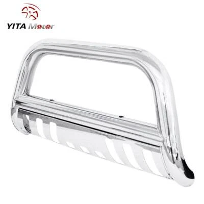Chrome Steel Bull Bar for 2004-2023 Ford F-150 Pickup Push Bumper Grille Guard - Imagem 1 de 4