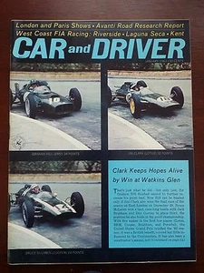 Car and Driver January 1963 - Ford Mustang - Mercedes-Benz 300-SE - Porsche F-1 - Picture 1 of 1