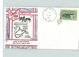 CIVIL WAR Anniversary, BATTLE of RICH MOUNTAIN, cancelled Beverly, West Virginia - Picture 1 of 1
