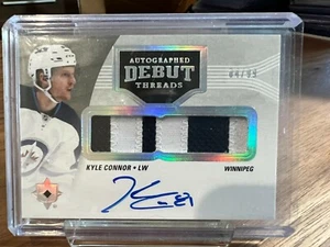 16-17 UD ULTIMATE KYLE CONNOR DEBUT THREADS ROOKIE AUTO PATCH SIGNATURE #/99 - Picture 1 of 2