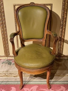 Elegant Armchair from the 20th Century, Louis XV, Swivel - Picture 1 of 9