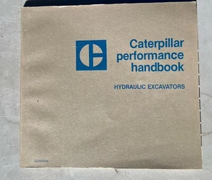 CATERPILLAR PERFORMANCE HANDBOOK HYDRAULIC EXCAVATORS - Picture 1 of 3