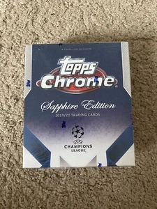 SCATOLA calcio 2019-20 Topps Chrome UEFA CHAMPIONS LEAGUE EDIZIONE ZAFFIRO SIGILLATA - Foto 1 di 2