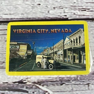 Playing Cards Virginia City Nevada Souvenir Sealed Deck In Plastic Case - Picture 1 of 6