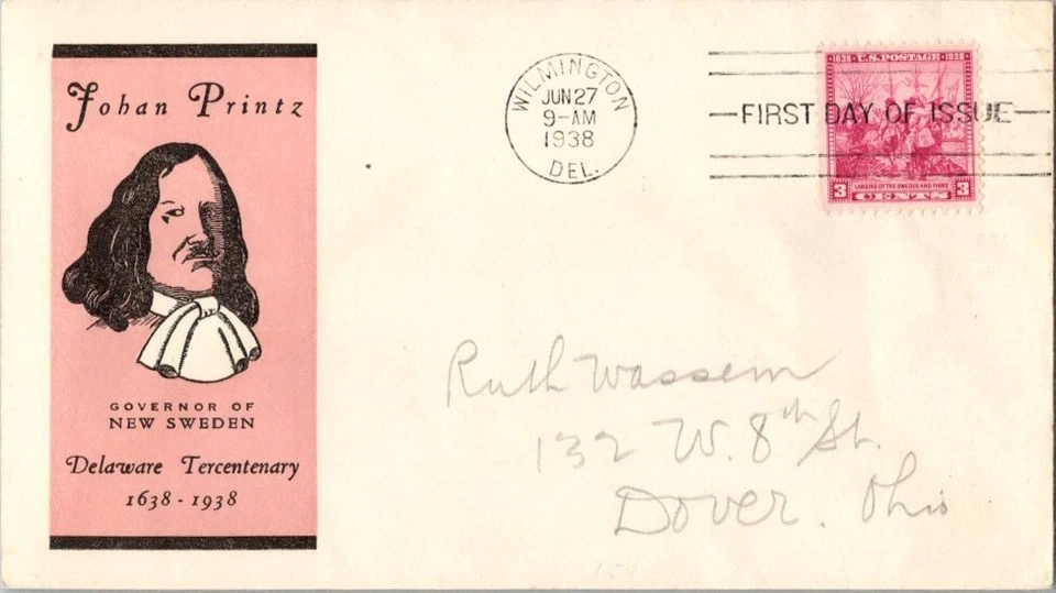 United States Scott 836 Pencil address. - Image 1 of 1