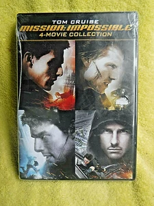 NEW/SEALED 4 FILM DVD SET! TOM CRUISE IN MISSION IMPOSSIBLE 4 MOVIE COLLECTION! - Foto 1 di 4