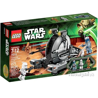 Lego Star Wars 75015 Corporate Alliance Tank Droid Jango Fett Battle Trooper NEW - Image 1 of 4