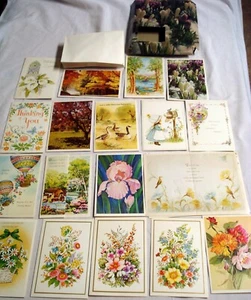 22 Unused 1970's Vintage Famous Artist Studios Greeting Cards - Picture 1 of 7