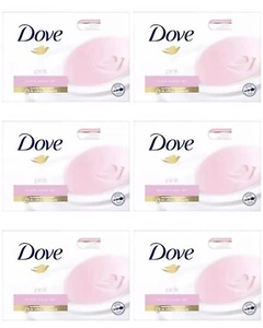 6x DOVE Pink Beauty Cream Bar Twin bar 90g (12 Bars Total) - Picture 1 of 2