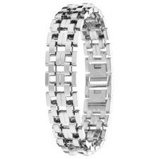 Invicta Men's Elements Silver Tone Stainless Steel Bracelet 30334