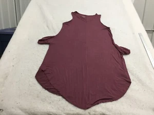 Maurices 24/7 Tank Dress Plus Size 2X Purple V Neck Sleeveless Pockets - Picture 1 of 11