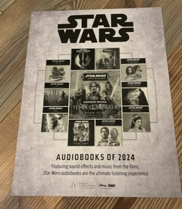 Star Wars Tempest Breaker Novel Poster Scratch Off Poster NYCC 2024 Exclusive - Picture 1 of 3