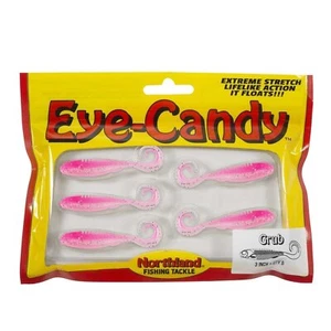 Northland Tackle Eye Candy Grub Floating 3" Soft Plastic Fishing Lure for - Picture 1 of 3