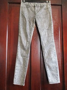 Blankyc Girl's Size 26 Polka Dot Glitter Black and White Jeans Pants - Picture 1 of 12