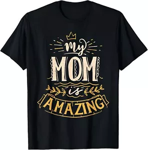 My Mom Is Amazing Queen Crown Mother's Day T-Shirt Hoodie - Picture 1 of 12