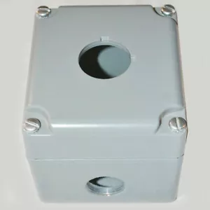 Square-D 9001TY1 Box Assembly Empty Hole Control Station Enclosure Industrial  - Picture 1 of 3