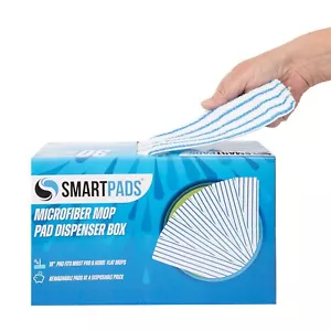 Smart Pads - Wiederverwendbares Mop Pad (Box mit 30), Mikrofaser, passt 18" Mop Rahmen - Bild 1 von 15