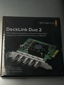 NEW Blackmagic design decklink duo 2 Capture Card - Zdjęcie 1 z 1