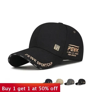 Adjustable Unisex Washed Peaked Cap Outdoor Sports Travel SunHat Baseball Cap - Picture 1 of 13