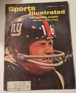 Sports Illustrated 17. Dezember 1962 The Winning Giants New York Frank Gifford Cover - Bild 1 von 5