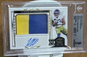  Kyren Williams RC! #/75 RPA! 2022 Leaf Trinity Mint 9 Beckett *See Description* - Picture 1 of 4