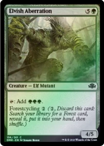 Elvish Aberration 156/261 Dominaria Remastered Foil MTG Common - Picture 1 of 1