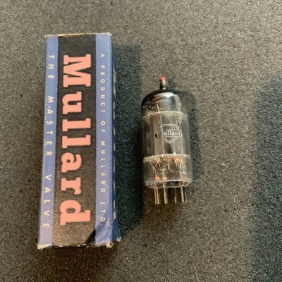 Nuevo de Lote Antiguo Mullard 12AX7 ECC83 Tubo f92 Placa Larga SELECCIONADO Amplitrex Test B339 7025 D Foto 1 de 4