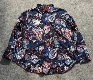 Robert Graham Dress Shirt Mens 2XL Colorful Paisley Long Sleeve NWT - Picture 1 of 9