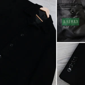 Cappotto Lauren Ralph Lauren Pavone Uomo 48 LUNGO Misto Lana Cashmere Designer - Foto 1 di 8